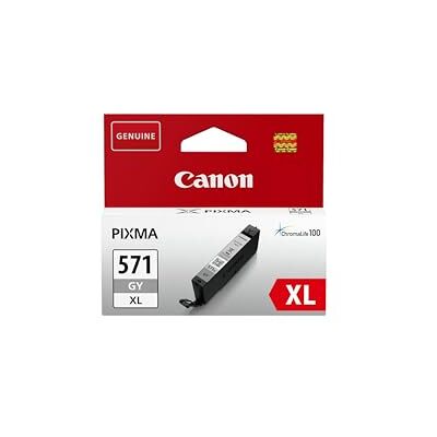 Canon Originaltinte CLI-571XL GY, Größe XL, Grau, Recyclebare Verpackung Canon Originaltinte CLI-571XL GY, Größe XL, Grau, Recyclebare Verpackung