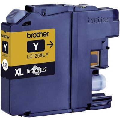 Brother Original LC-125XLY Tintenpatrone Gelb für 1.200 Seiten Brother Original LC-125XLY Tintenpatrone Gelb für 1.200 Seiten