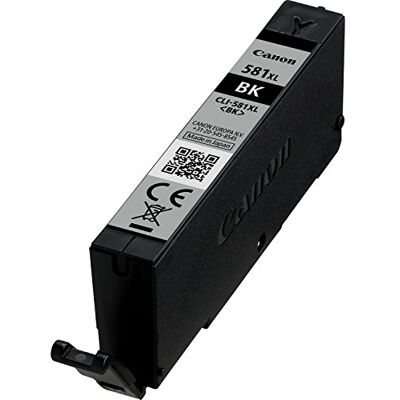 Canon Originaltinte CLI-581XL BK, Größe XL, Schwarz, Recyclebare Verpackung Canon Originaltinte CLI-581XL BK, Größe XL, Schwarz, Recyclebare Verpackung