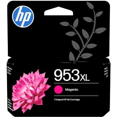 HP 953XL Magenta Original Druckerpatrone, hohe Reichweite Tinte für OfficeJet Pro 7700, 8200, 8700, ~1450 Seiten (F6U17AE) HP 953XL Magenta Original Druckerpatrone, hohe Reichweite Tinte für OfficeJet Pro 7700, 8200, 8700, ~1450 Seiten (F6U17AE)