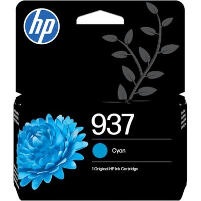 HP 937 Cyan, Original Druckerpatrone Tinte für OfficeJet Pro Serie 9100, 9700, ~800 Seiten (4S6W2NE) HP 937 Cyan, Original Druckerpatrone Tinte für OfficeJet Pro Serie 9100, 9700, ~800 Seiten (4S6W2NE)