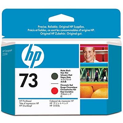 HP 73 matt schwarz/Chromatisches rot Original Tintenpatrone HP 73 matt schwarz/Chromatisches rot Original Tintenpatrone
