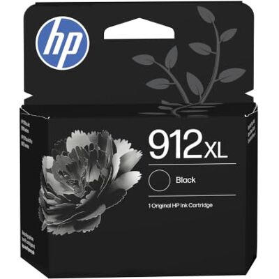 HP 912XL Schwarz Original Druckerpatrone, hohe Reichweite Tinte für Officejet 8010, 8010e, OfficeJet Pro 8020, 8020e, ~720 Seiten (3YL84AE) HP 912XL Schwarz Original Druckerpatrone, hohe Reichweite Tinte für Officejet 8010, 8010e, OfficeJet Pro 8020, 8020e, ~720 Seiten (3YL84AE)
