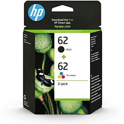 HP 62 Schwarz/Farbe, Original Druckerpatronen 2er-Pack HP 62 Schwarz/Farbe, Original Druckerpatronen 2er-Pack
