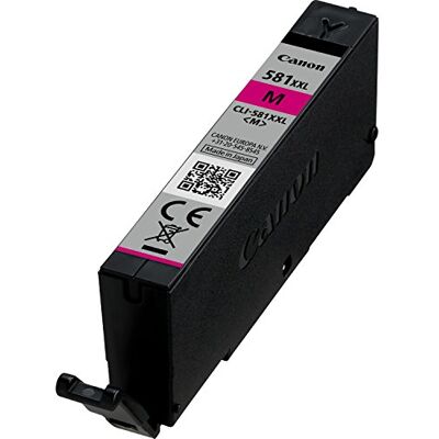 Canon Tintentank CLI-581 XXL M Magenta, sehr hohe Reichweite 11,7 ml für PIXMA Tintenstrahldrucker ORIGINAL 1996C001 Canon Tintentank CLI-581 XXL M Magenta, sehr hohe Reichweite 11,7 ml für PIXMA Tintenstrahldrucker ORIGINAL 1996C001