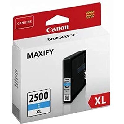 Canon Tintenpatrone PGI-2500 XL C Cyan 19, 3 ml ORIGINAL für MAXIFY Drucker Canon Tintenpatrone PGI-2500 XL C Cyan 19, 3 ml ORIGINAL für MAXIFY Drucker