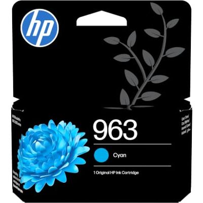 HP 963 Cyan, Original Druckerpatrone Tinte für OfficeJet Pro 9010, 9010e, 9020, 9020e, ~700 Seiten (3JA23AE) HP 963 Cyan, Original Druckerpatrone Tinte für OfficeJet Pro 9010, 9010e, 9020, 9020e, ~700 Seiten (3JA23AE)