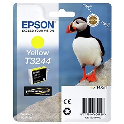Epson C13T32444010 Tintenpatrone, T3244 Original, gelb Epson C13T32444010 Tintenpatrone, T3244 Original, gelb