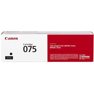 Canon 075 Cartuccia Toner 1 Pz Originale Nero (cartridge 075 Bk ) Canon 075 Cartuccia Toner 1 Pz Originale Nero (cartridge 075 Bk )