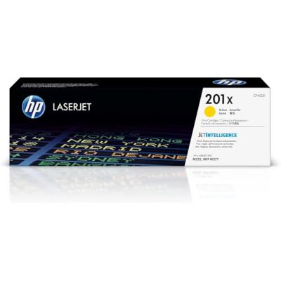 HP 201X Gelb Original Tonerkartusche, Kompatibel mit: Color LaserJet Pro M252 Druckerserie; Color Laserjet Pro MFP M277 Serie HP 201X Gelb Original Tonerkartusche, Kompatibel mit: Color LaserJet Pro M252 Druckerserie; Color Laserjet Pro MFP M277 Serie