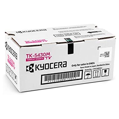 Kyocera TK-5430M Magenta. Original Toner-Kartusche. Kompatibel für PA2100cx, PA2100cwx, MA2100cfx und MA2100cwfx Kyocera TK-5430M Magenta. Original Toner-Kartusche. Kompatibel für PA2100cx, PA2100cwx, MA2100cfx und MA2100cwfx