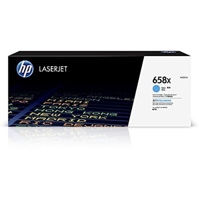 HP 658X High Yield Cyan Original LaserJet Toner Cartridge (W2001X) HP 658X High Yield Cyan Original LaserJet Toner Cartridge (W2001X)