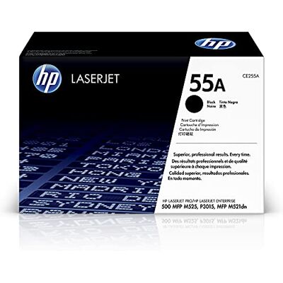 HP 55A (CE255A) Schwarz Original Toner für Laserjet Enterprise P3015, M525, Laserjet Pro M521 ,Standard HP 55A (CE255A) Schwarz Original Toner für Laserjet Enterprise P3015, M525, Laserjet Pro M521 ,Standard