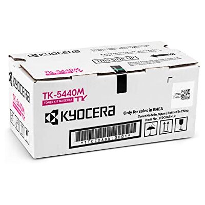 Kyocera TK-5440M Toner Magenta. Original Tonerkartusche für bis zu 2400 Seiten. Toner Drucker kompatibel für PA2100cx, PA2100cwx, MA2100cfx und MA2100cwfx Kyocera TK-5440M Toner Magenta. Original Tonerkartusche für bis zu 2400 Seiten. Toner Drucker kompatibel für PA2100cx, PA2100cwx, MA2100cfx und MA2100cwfx