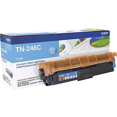 Brother TN246C Original Jumbo-Tonerkassette TN-246C cyan (für HL-3142CW, HL-3152CDW, HL-3172CDW, DCP-9017CDW, DCP-9022CDW, MFC-9142CDN, MFC-9332CDW, MFC-9342CDW) Brother TN246C Original Jumbo-Tonerkassette TN-246C cyan (für HL-3142CW, HL-3152CDW, HL-3172CDW, DCP-9017CDW, DCP-9022CDW, MFC-9142CDN, MFC-9332CDW, MFC-9342CDW)