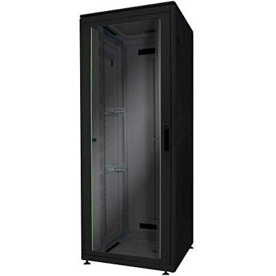 Digitus Netzwerkschrank 19-Zoll Rack 32HE 80x80 cm Unique Serie Traglast 800 kg Nutztiefe 743 mm Schwarz Digitus Netzwerkschrank 19-Zoll Rack 32HE 80x80 cm Unique Serie Traglast 800 kg Nutztiefe 743 mm Schwarz