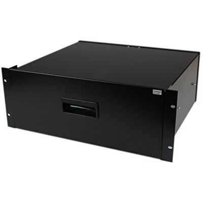 StarTech .Com 4UDRAWER 4HE Rackschublade für 48,2 cm (19 Zoll) Rack schwarz Rackmontage, Serverschrank, AV Geräte, Netzwerk, Stauraum, Vormontiert, Kaltgewalzt StarTech .Com 4UDRAWER 4HE Rackschublade für 48,2 cm (19 Zoll) Rack schwarz Rackmontage, Serverschrank, AV Geräte, Netzwerk, Stauraum, Vormontiert, Kaltgewalzt