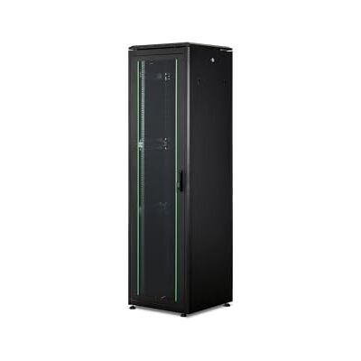 Digitus Netzwerkschrank 19-Zoll Rack 42HE 60x60 cm Unique Serie Traglast 800 kg Nutztiefe 543 mm Schwarz Digitus Netzwerkschrank 19-Zoll Rack 42HE 60x60 cm Unique Serie Traglast 800 kg Nutztiefe 543 mm Schwarz