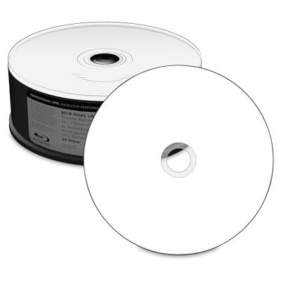 MediaRange BD-R DL 50GB 25er-Pack 6X Thermo-Retransfer weiß MediaRange BD-R DL 50GB 25er-Pack 6X Thermo-Retransfer weiß