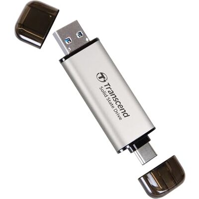 Transcend ESD310 1TB Dual USB-C/A External SSD 1050MB/s Ultra-Fast Drive for iPhone 17/16/15, MacBook, iPad & PC HighSpeed File Transfer TS1TESD310S Transcend ESD310 1TB Dual USB-C/A External SSD 1050MB/s Ultra-Fast Drive for iPhone 17/16/15, MacBook, iPad & PC HighSpeed File Transfer TS1TESD310S