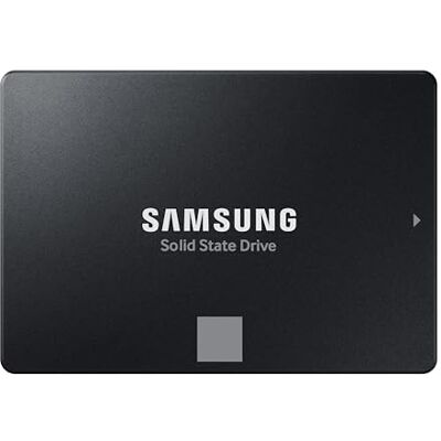 Samsung 870 EVO SATA III 2,5 Zoll SSD, 8 TB, 560 MB/s Lesen, 530 MB/s Schreiben, Interne SSD, Festplatte für schnelle Datenübertragung, MZ-77E8T0B/EU Samsung 870 EVO SATA III 2,5 Zoll SSD, 8 TB, 560 MB/s Lesen, 530 MB/s Schreiben, Interne SSD, Festplatte für schnelle Datenübertragung, MZ-77E8T0B/EU