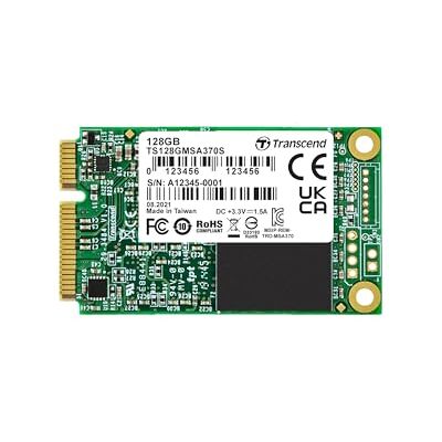 Transcend MSA370S 128GB mSATA SATA III, MLC NAND, with Dram, Bis zu 530/200 mb/s, Interne SSD für Mini-PC, NUC und Embedded-Systeme Transcend MSA370S 128GB mSATA SATA III, MLC NAND, with Dram, Bis zu 530/200 mb/s, Interne SSD für Mini-PC, NUC und Embedded-Systeme