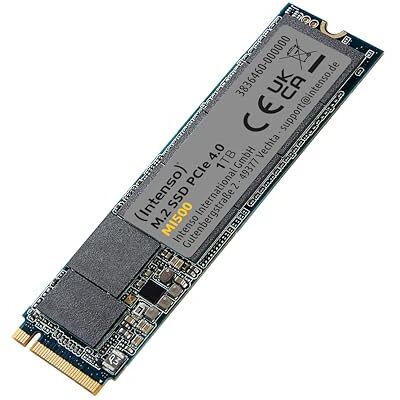 Intenso MI500 1 TB NVMe SSD, M.2 Interne SSD, PCIe 4.0 Gen4x4, 5300 MB/s Lesen, 4500 MB/s Schreiben, Solid State Drive, 1 TB Intenso MI500 1 TB NVMe SSD, M.2 Interne SSD, PCIe 4.0 Gen4x4, 5300 MB/s Lesen, 4500 MB/s Schreiben, Solid State Drive, 1 TB