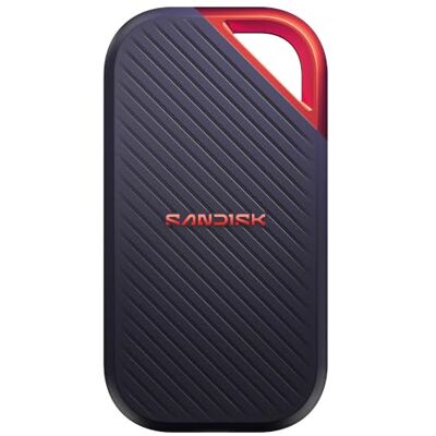 SanDisk Extreme PRO Portable SSD 2 TB (Bis zu 4.000 MB/s Lesegeschwindigkeit und 3.800 MB/s Burst-Schreibgeschwindigkei, USB Type-C, USB4, Wasser- und Staubbeständigkeit gemäß IP65, Fallfestigkeit) SanDisk Extreme PRO Portable SSD 2 TB (Bis zu 4.000 MB/s Lesegeschwindigkeit und 3.800 MB/s Burst-Schreibgeschwindigkei, USB Type-C, USB4, Wasser- und Staubbeständigkeit gemäß IP65, Fallfestigkeit)
