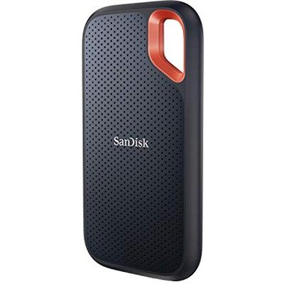 SanDisk Extreme Portable SSD 2 TB bis zu 1.050 MB/s Lesen Schwarz Externe SSD, kompatibel mit PC & Mac, IP65-Wasser- & -Staubschutz, 256-Bit-Verschlüsselung, USB 3.2 Gen 2, USB-C SanDisk Extreme Portable SSD 2 TB bis zu 1.050 MB/s Lesen Schwarz Externe SSD, kompatibel mit PC & Mac, IP65-Wasser- & -Staubschutz, 256-Bit-Verschlüsselung, USB 3.2 Gen 2, USB-C
