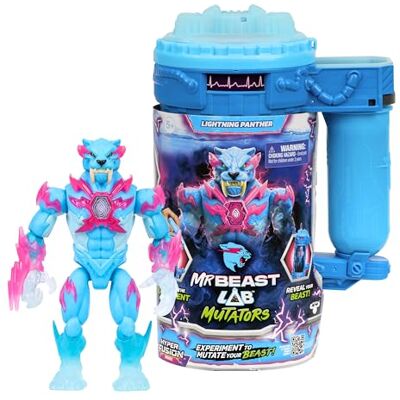 MRBEAST LAB Hyper Fusion Mutators, experimentieren & Lightning Panther erschaffen, Mutationsflüssigkeit zufügen, Fingerabdruckscanner drücken & Panther enthüllen; 20+ bewegliche Gelenke MRBEAST LAB Hyper Fusion Mutators, experimentieren & Lightning Panther erschaffen, Mutationsflüssigkeit zufügen, Fingerabdruckscanner drücken & Panther enthüllen; 20+ bewegliche Gelenke