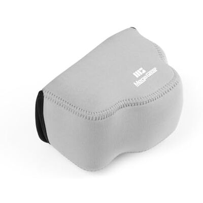 MegaGear Neoprene Kameratasche für Sony Alpha a6700 (16-50mm) Stilvolle und Schützende Digitale Fotografie-Tasche (Grau) MegaGear Neoprene Kameratasche für Sony Alpha a6700 (16-50mm) Stilvolle und Schützende Digitale Fotografie-Tasche (Grau)