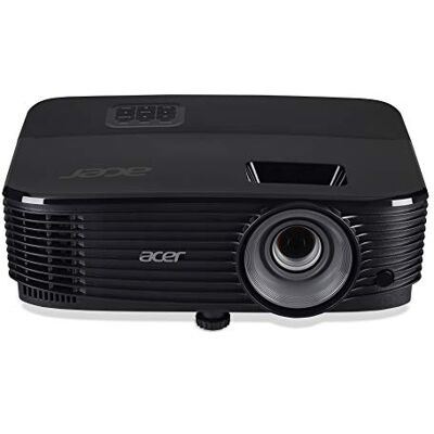 Acer X1123HP Projektor mit SVGA Auflösung (800 x 600), Kontrast 20.000:1, Helligkeit 4.000 ANSI, Format 4:3, Anschluss VGA, HDMI, Lampenlebensdauer 5.000 h, integrierte Lautsprecher, schwarz Acer X1123HP Projektor mit SVGA Auflösung (800 x 600), Kontrast 20.000:1, Helligkeit 4.000 ANSI, Format 4:3, Anschluss VGA, HDMI, Lampenlebensdauer 5.000 h, integrierte Lautsprecher, schwarz