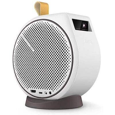 BenQ GV30 Mini Beamer, 16W Bluetooth-Lautsprecher, 135° Projektionswinkel, bis zu 2,5 Std. Akku, 300 ANSI Lumen, Google Android TV 10, Keystone-Korrektur, WLAN, 3 Jahre Garantie Indoor & Outdoor BenQ GV30 Mini Beamer, 16W Bluetooth-Lautsprecher, 135° Projektionswinkel, bis zu 2,5 Std. Akku, 300 ANSI Lumen, Google Android TV 10, Keystone-Korrektur, WLAN, 3 Jahre Garantie Indoor & Outdoor