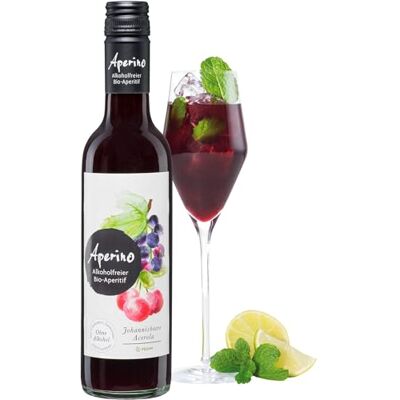Salus Aperino Johannisbeere Acerola – alkoholfreier Aperitif bio 370 ml Genuss braucht keinen Alkohol mit 17 erlesenen Kräutern, Gewürzen und Früchten Salus Aperino Johannisbeere Acerola – alkoholfreier Aperitif bio 370 ml Genuss braucht keinen Alkohol mit 17 erlesenen Kräutern, Gewürzen und Früchten