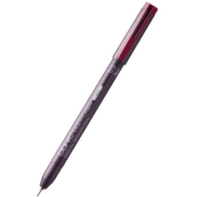 Copic Multiliner 0,5 mm, Wine, Fineliner mit einer feinen Spitze und wasserbeständiger Pigmenttinte Copic Multiliner 0,5 mm, Wine, Fineliner mit einer feinen Spitze und wasserbeständiger Pigmenttinte