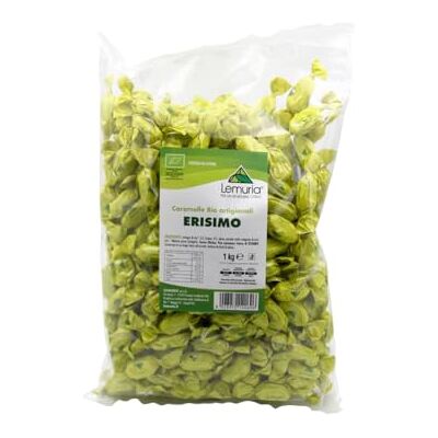 LEMURIA – Handgemachte Bio-SÜßIGKEITEN mit ERISIMO – Nützlich für das Wohlbefinden von Hals und Stimme, glutenfrei und zuckerfrei – 1 kg LEMURIA – Handgemachte Bio-SÜßIGKEITEN mit ERISIMO – Nützlich für das Wohlbefinden von Hals und Stimme, glutenfrei und zuckerfrei – 1 kg