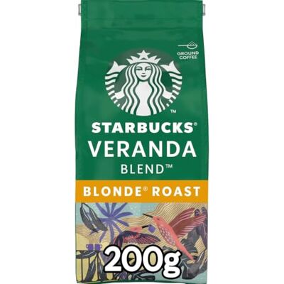 STARBUCKS Veranda Blend, Helle Röstung, Filterkaffee 200g x 1 Premium-Kaffee von . Gerösteter und gemahlener Kaffee. STARBUCKS Veranda Blend, Helle Röstung, Filterkaffee 200g x 1 Premium-Kaffee von . Gerösteter und gemahlener Kaffee.