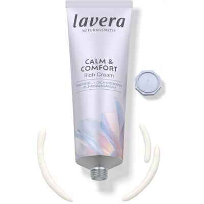lavera Calm & Comfort Rich Cream 50 ml intensive und nährende pflege, für beanspruchte Haut, schützt, beruhigt, Gesicht & Körper, vegan, Naturkosmetik lavera Calm & Comfort Rich Cream 50 ml intensive und nährende pflege, für beanspruchte Haut, schützt, beruhigt, Gesicht & Körper, vegan, Naturkosmetik