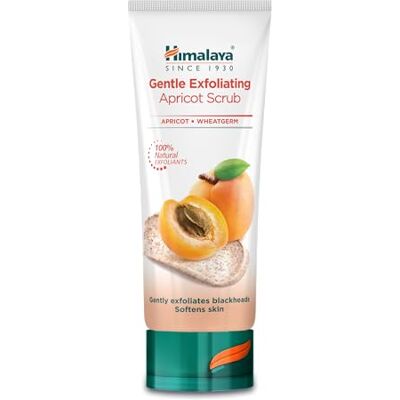 Himalaya Gentle Exfoliating Apricot Scrub Polishes impurities for Clean skin Moisturizes, relieves and brightens skin Suitable for all skin types 75ml Himalaya Gentle Exfoliating Apricot Scrub Polishes impurities for Clean skin Moisturizes, relieves and brightens skin Suitable for all skin types 75ml