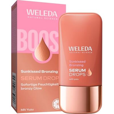 WELEDA Sunkissed Bronzing Serum Drops 30ml Yuzu vegan Bio Booster Glow WELEDA Sunkissed Bronzing Serum Drops 30ml Yuzu vegan Bio Booster Glow