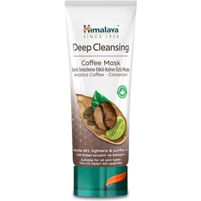 Himalaya Deep Cleansing Coffee Mask with Coffee and Cinnamon Unclogs Pores for Softer, Smoother and Brighter Skin, 75ml Himalaya Deep Cleansing Coffee Mask with Coffee and Cinnamon Unclogs Pores for Softer, Smoother and Brighter Skin, 75ml