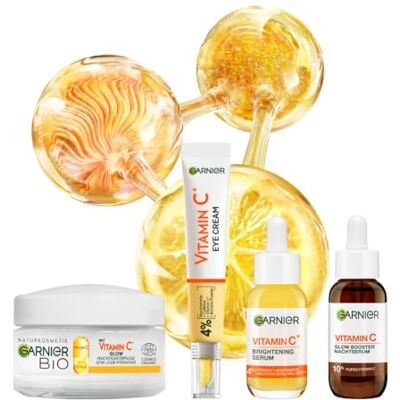 GARNIER Max Glow Booster Set - Arcápolási szett C-vitaminnal GARNIER Max Glow Booster Set - Arcápolási szett C-vitaminnal