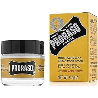 Proraso Wood and Spice Moustache Wax, Schnurrbart Wachs, 15 ml Proraso Wood and Spice Moustache Wax, Schnurrbart Wachs, 15 ml