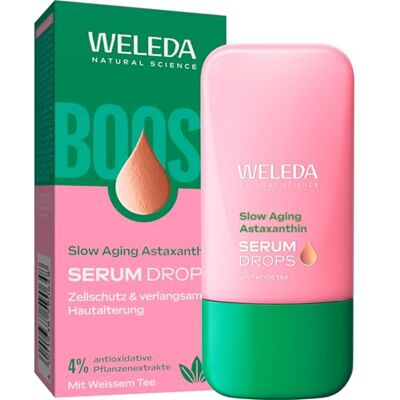 WELEDA Slow Aging Astaxanthin Serum 30ml weißer Tee vegan Bio Anti-Aging WELEDA Slow Aging Astaxanthin Serum 30ml weißer Tee vegan Bio Anti-Aging