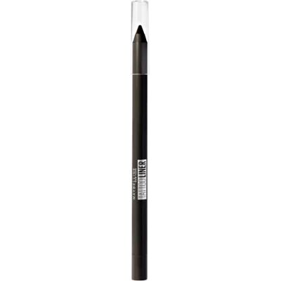MAYBELLINE New York Wasserfester Eyeliner mit wischfester, farbintensiver Gel-Textur, Tattoo Liner Gel Pencil, Nr. 900 Deep Onyx (Schwarz), 1 Stück MAYBELLINE New York Wasserfester Eyeliner mit wischfester, farbintensiver Gel-Textur, Tattoo Liner Gel Pencil, Nr. 900 Deep Onyx (Schwarz), 1 Stück
