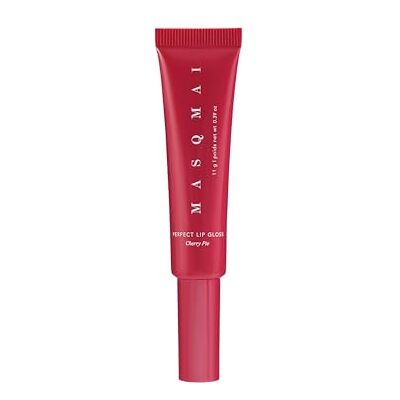 MASQMAI Perfect Lip Gloss, Lipgloss mit Peptid Volumengebend, Kirsche, Farbton: Cherry Pie MASQMAI Perfect Lip Gloss, Lipgloss mit Peptid Volumengebend, Kirsche, Farbton: Cherry Pie
