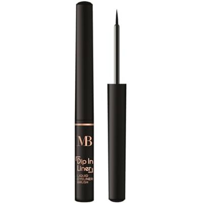 MB MILANO Eyeliner, ultradünn, intensive Farbe, Schwarz, präzise, weicher Pinsel, hergestellt in Italien MB MILANO Eyeliner, ultradünn, intensive Farbe, Schwarz, präzise, weicher Pinsel, hergestellt in Italien