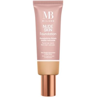 MB MILANO Natürliche Tönungsbasis – Nude Skin Foundation – SAND 01 – Mattes Finish MB MILANO Natürliche Tönungsbasis – Nude Skin Foundation – SAND 01 – Mattes Finish
