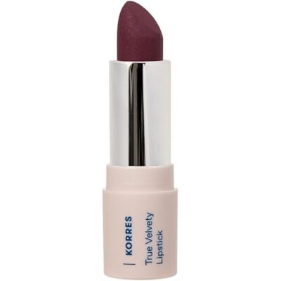 KORRES True Velvety Lipstick Deep Berry 29, Lippenstift mit intensiver beeriger Farbe & cremiger Textur, hohe Deckkraft & Semi-mattes Finish, vegan, 3g KORRES True Velvety Lipstick Deep Berry 29, Lippenstift mit intensiver beeriger Farbe & cremiger Textur, hohe Deckkraft & Semi-mattes Finish, vegan, 3g