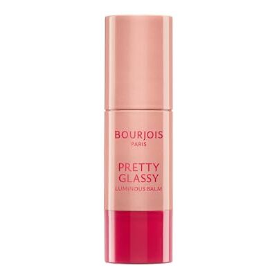 Bourjois Pretty Glassy Aufhellungsbalsam, Beige Bliss, Gesichtsaufhellung mit Glow-Effekt und glasigem Glanz, strahlende Haut und einfaches Make-up, 5 g Bourjois Pretty Glassy Aufhellungsbalsam, Beige Bliss, Gesichtsaufhellung mit Glow-Effekt und glasigem Glanz, strahlende Haut und einfaches Make-up, 5 g